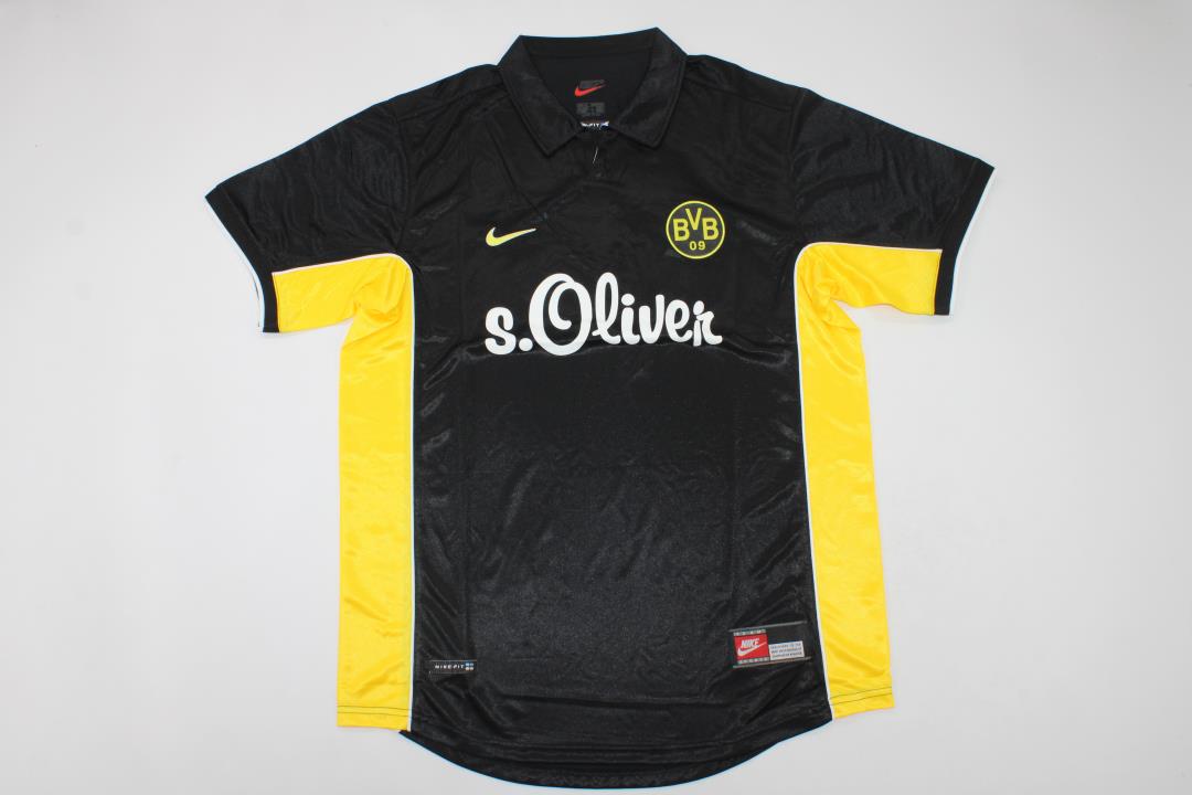 AAA Quality Dortmund 1998 Away Black Soccer Jersey